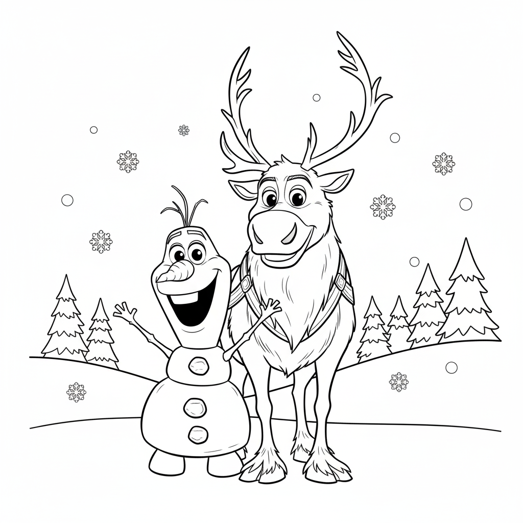 겨울왕국 울라프 스벤