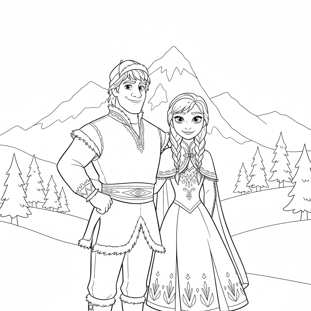 겨울왕국 안나 크리스토프